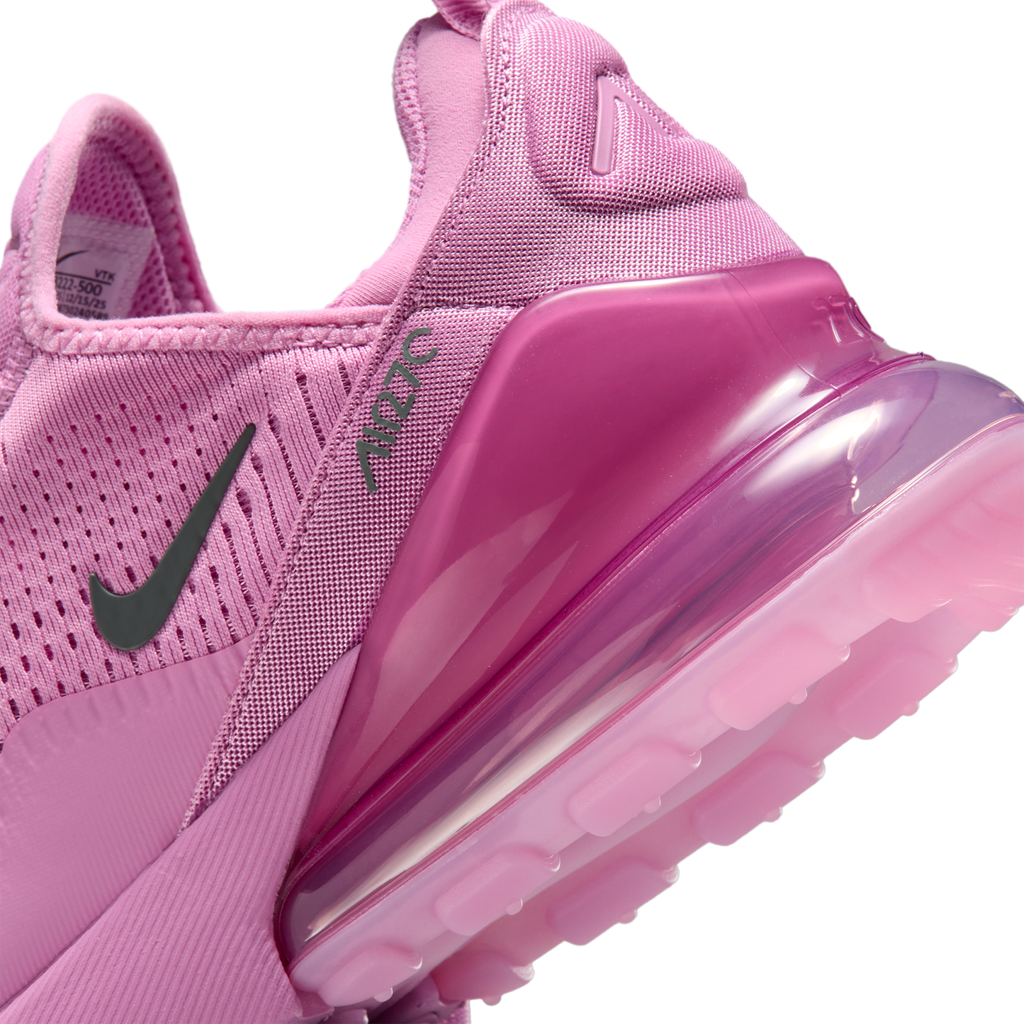 Nike Air Max 270 - Women's - Lt Magenta/Lt Magenta/Smoke Grey