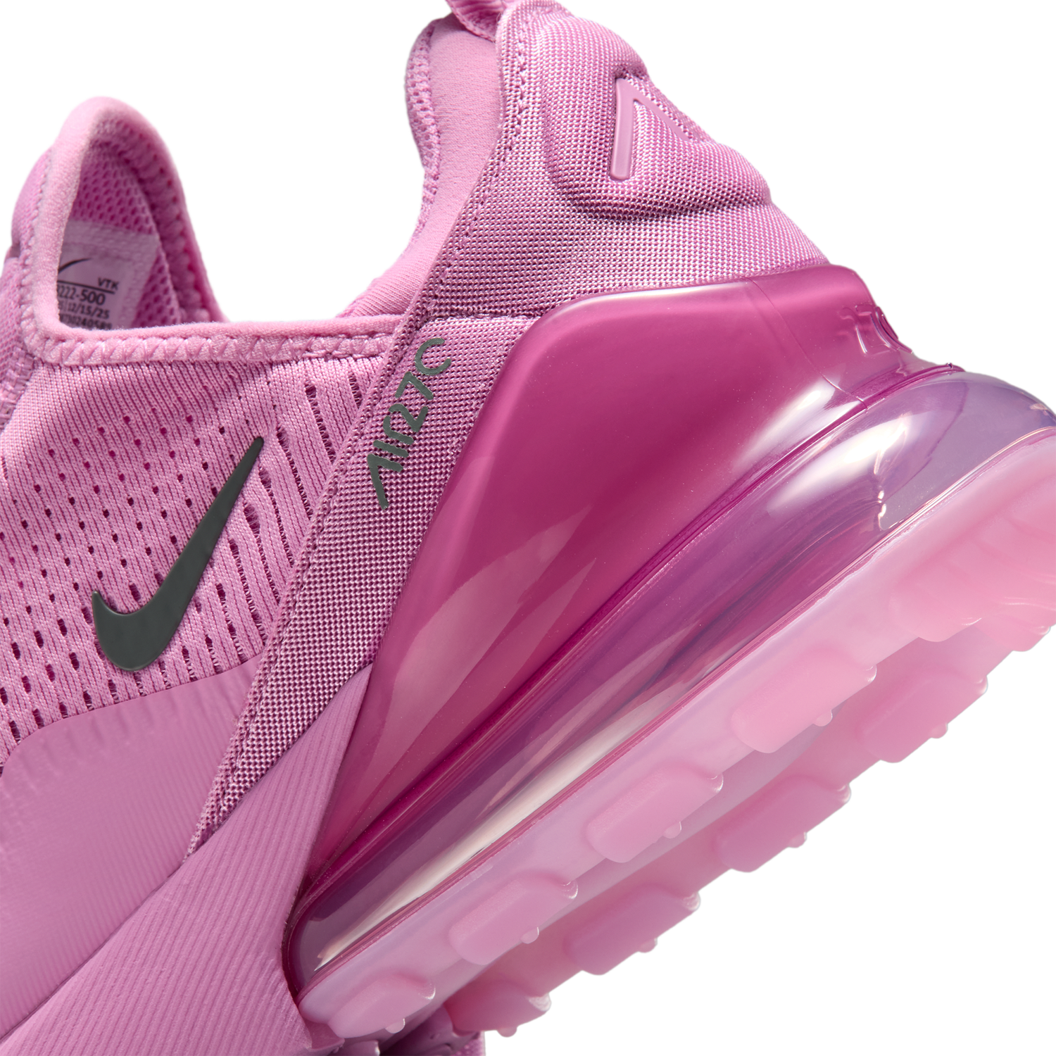 Nike Air Max 270 - Women's - Lt Magenta/Lt Magenta/Smoke Grey