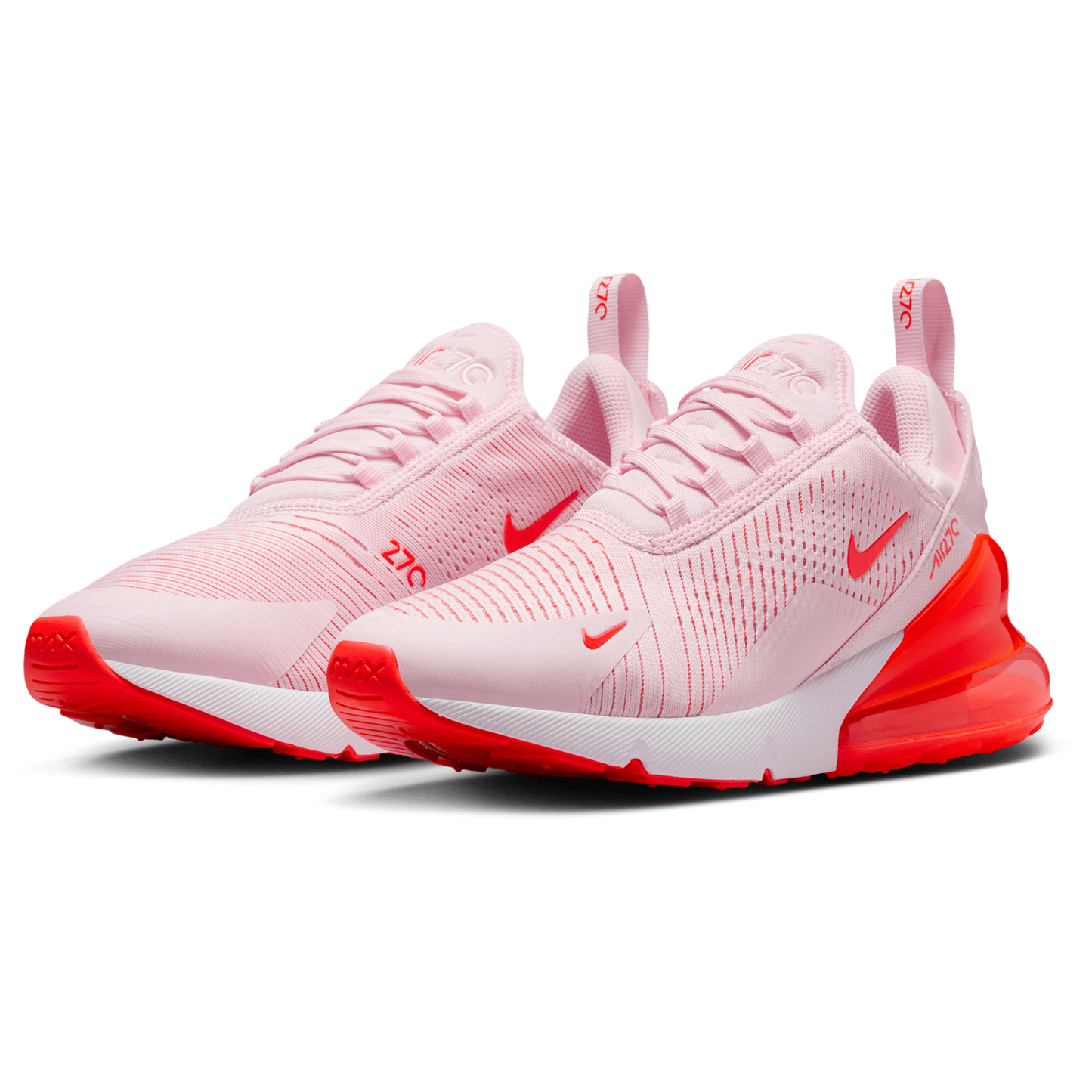 Nike Air Max 270 - Women's - Pink Foam/Brt Crimson/White