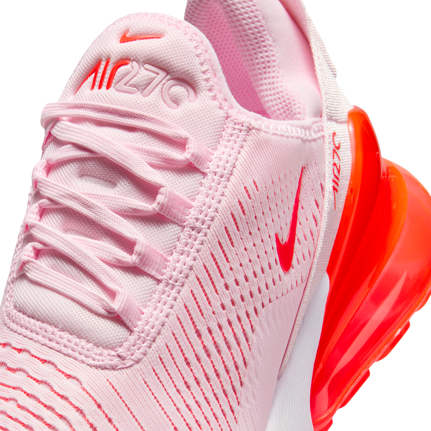 Nike Air Max 270 - Women's - Pink Foam/Brt Crimson/White