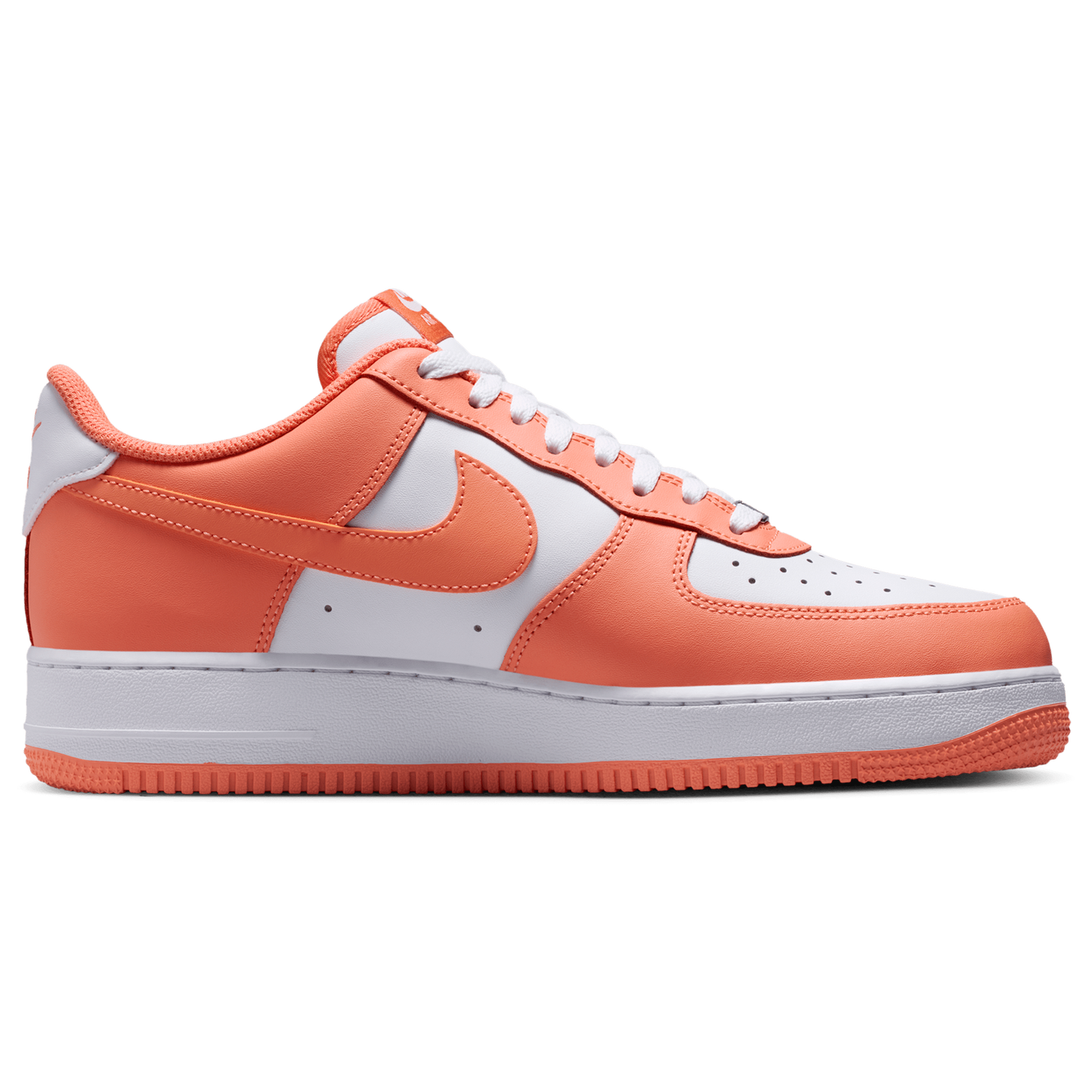 Nike Air Force 1 Low '07 - Men's - White/White/Orange Frost