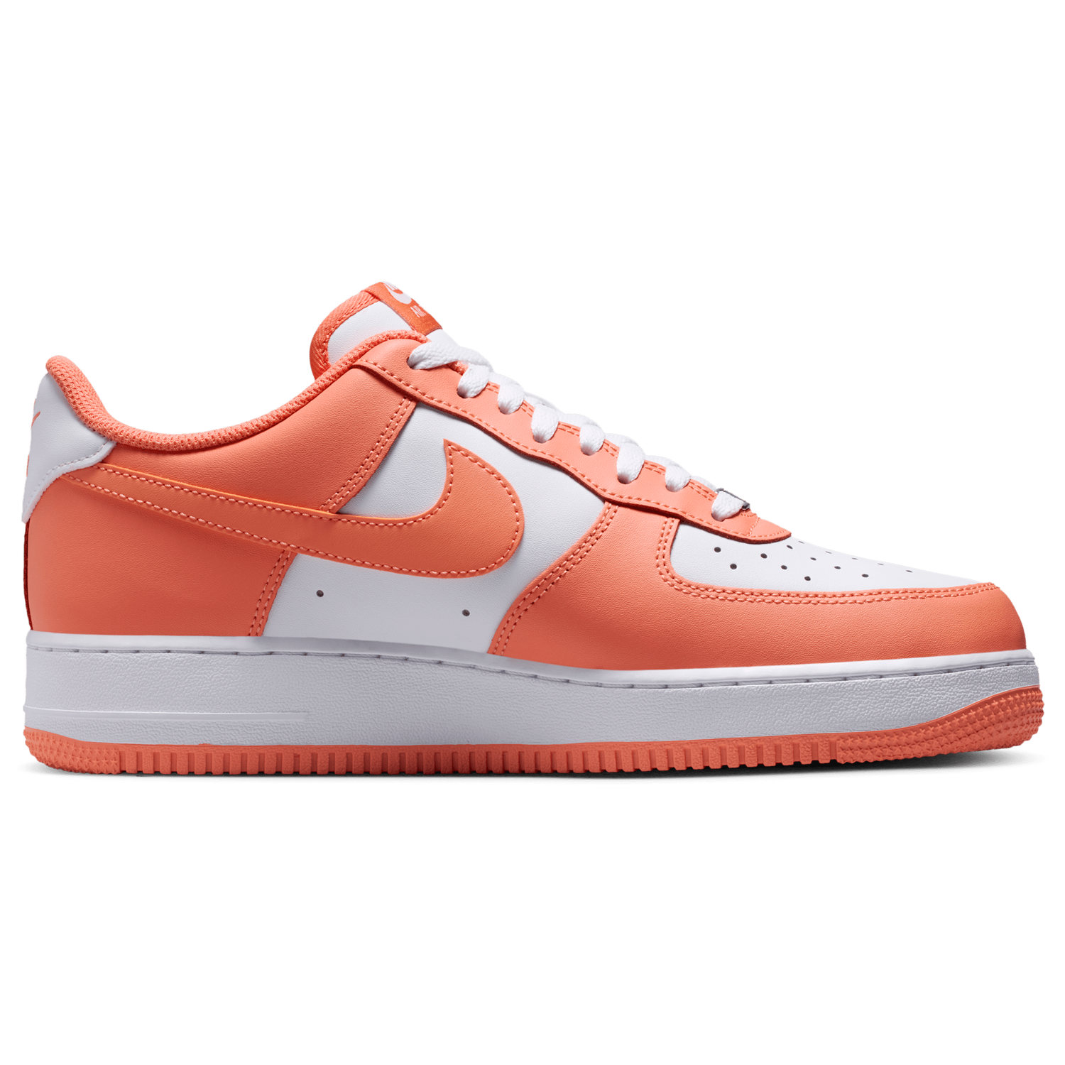 Nike Air Force 1 Low '07 - Men's - White/White/Orange Frost
