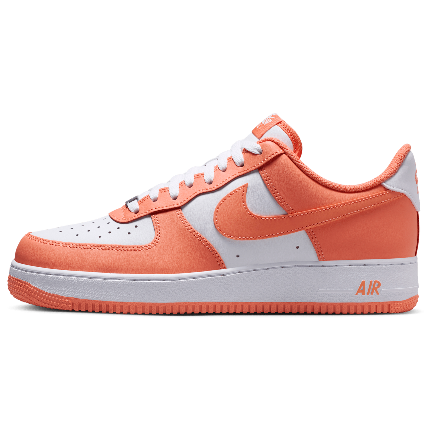 Nike Air Force 1 Low '07 - Men's - White/White/Orange Frost