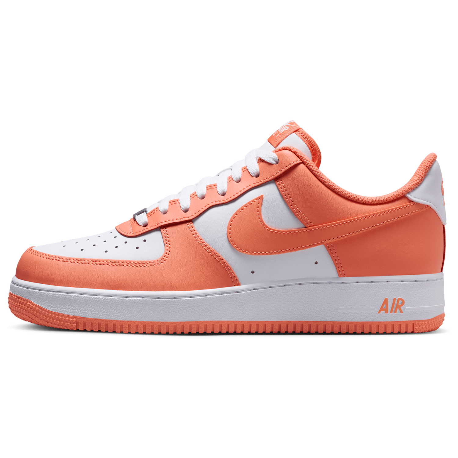 Nike Air Force 1 Low '07 - Men's - White/White/Orange Frost