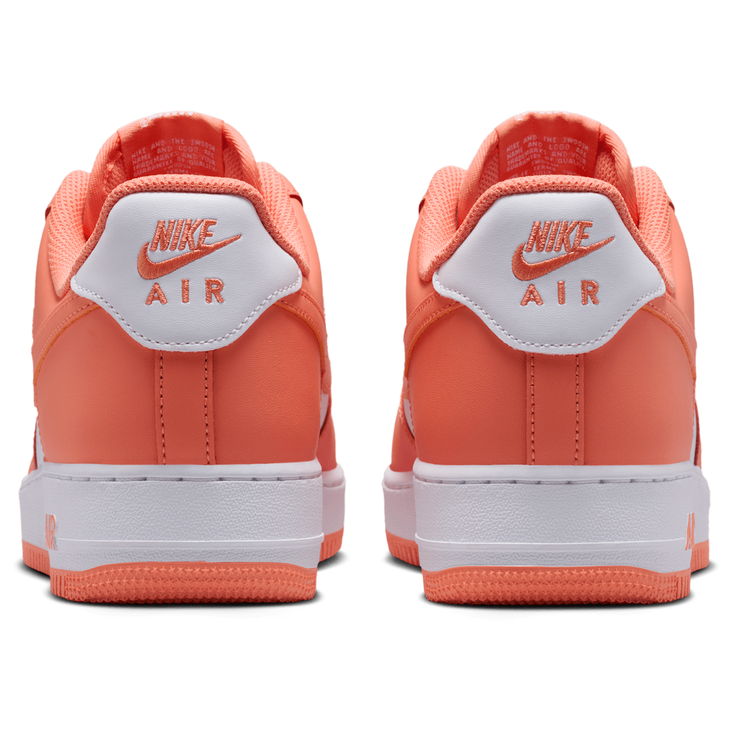 Nike Air Force 1 Low '07 - Men's - White/White/Orange Frost