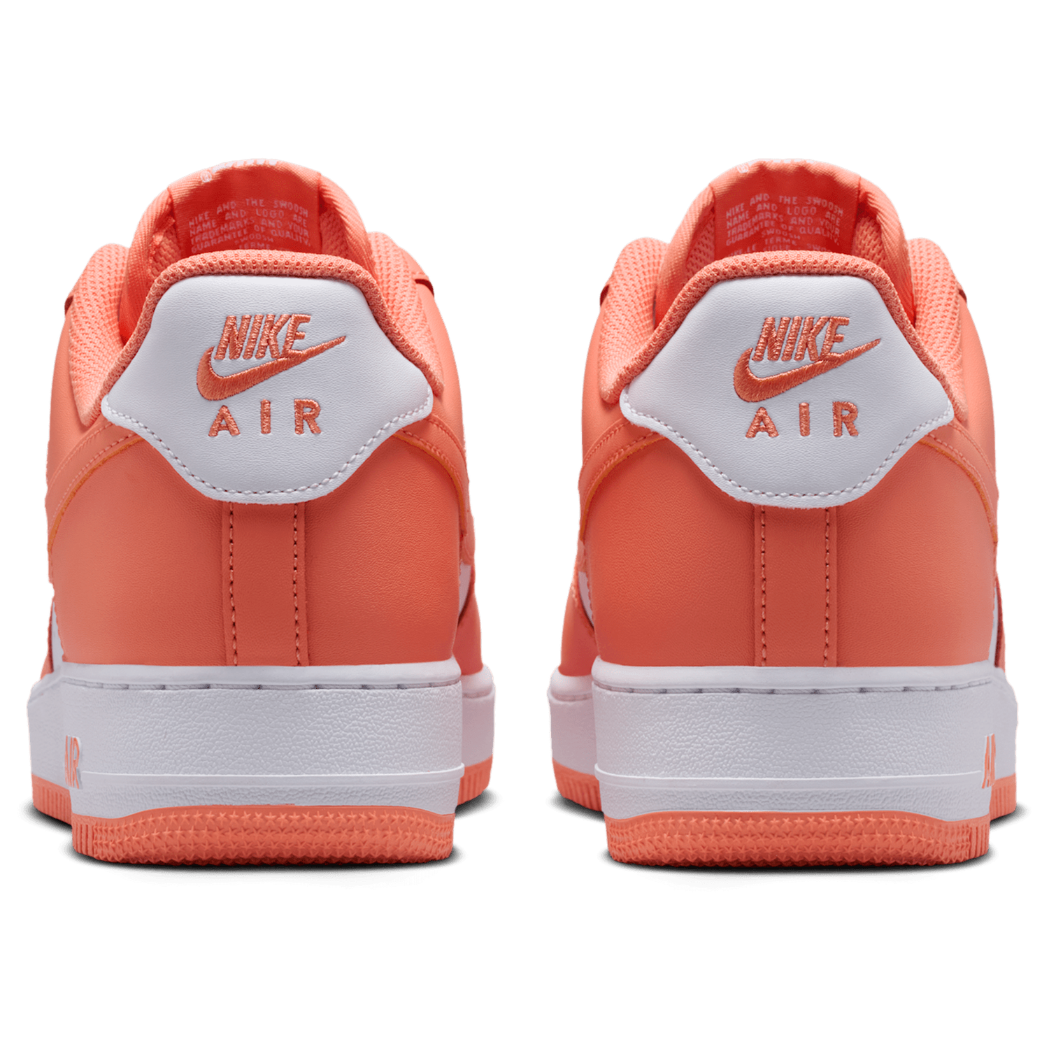 Nike Air Force 1 Low '07 - Men's - White/White/Orange Frost