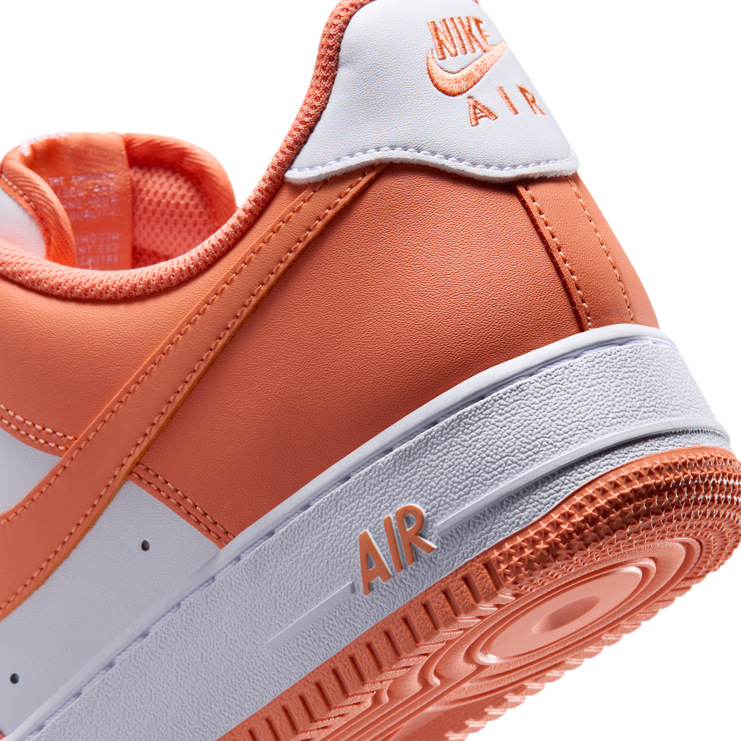 Nike Air Force 1 Low '07 - Men's - White/White/Orange Frost