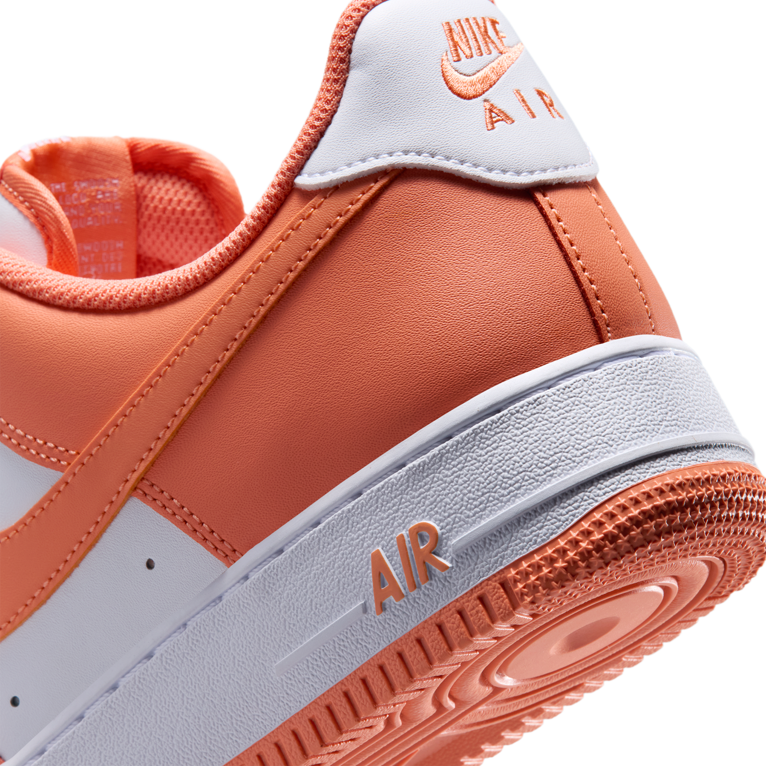 Nike Air Force 1 Low '07 - Men's - White/White/Orange Frost