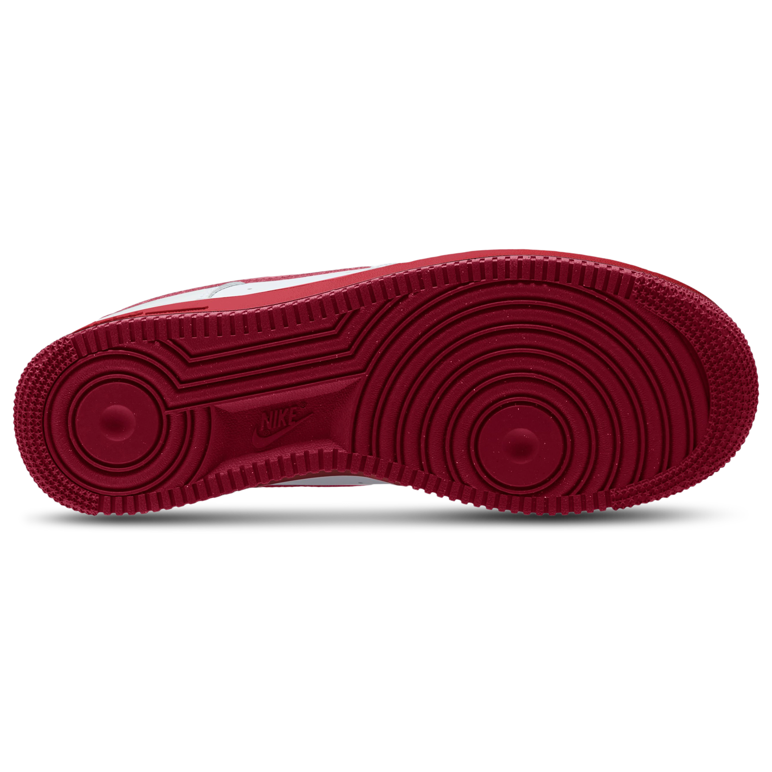 Nike Air Force 1 Low '07 - Men's - White/Mtlc Silver/Team Red