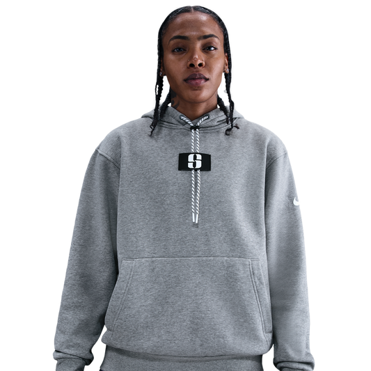 Nike Sabrina Hoodie - Women's - Carbon Heather/Black