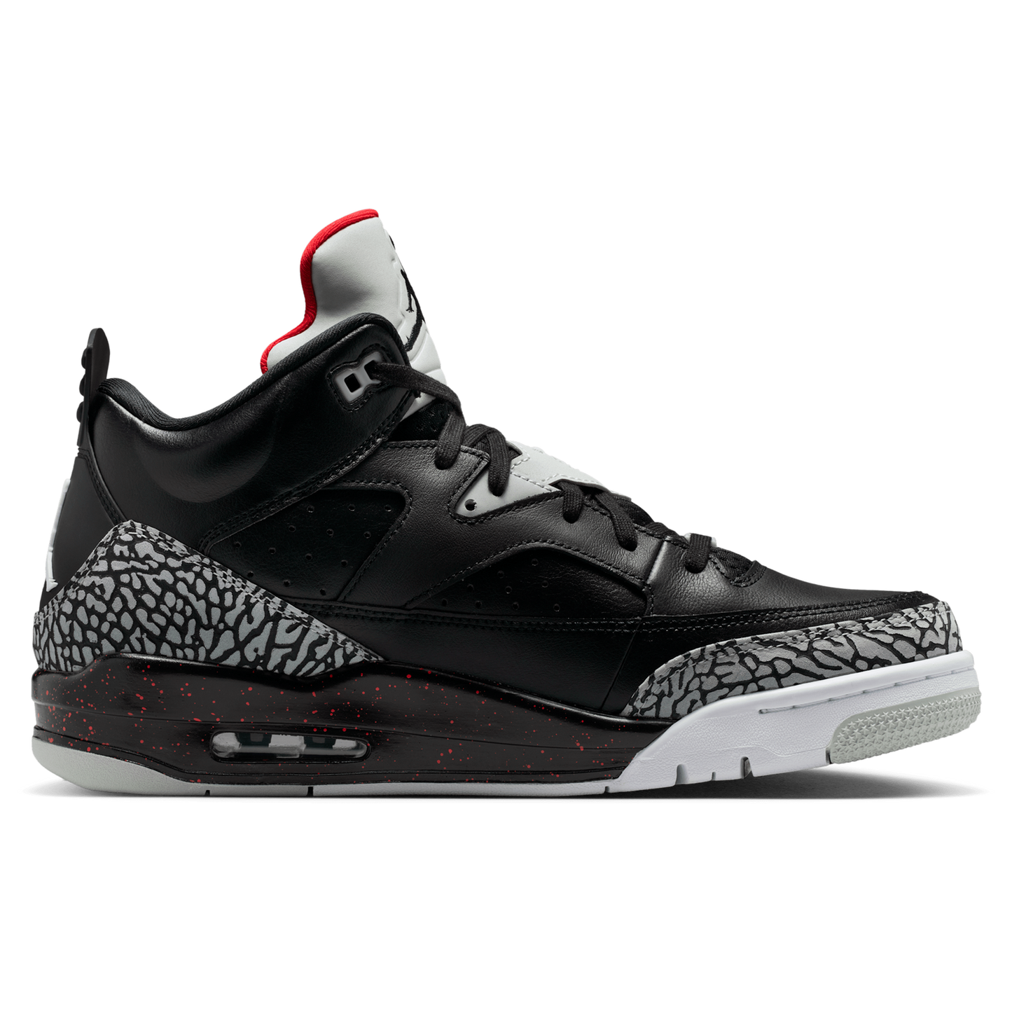 Jordan Son of Mars Low - Men's - Black/Univ Red/Gray Mist