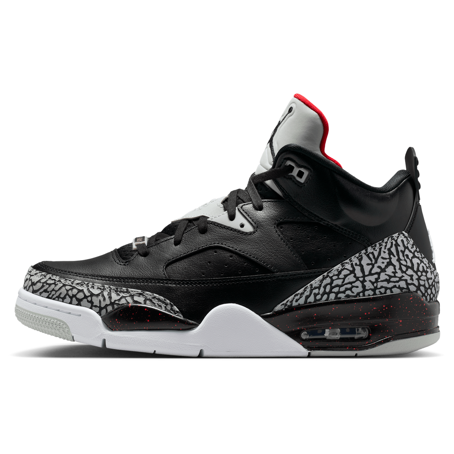 Jordan Son of Mars Low - Men's - Black/Univ Red/Gray Mist