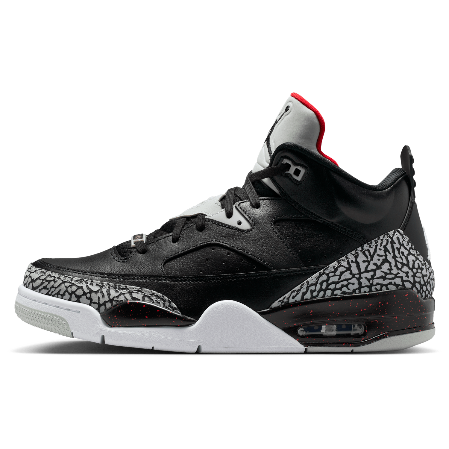 Jordan Son of Mars Low - Men's - Black/Univ Red/Gray Mist