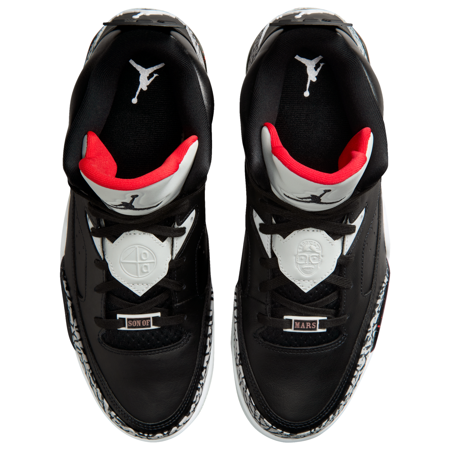 Jordan Son of Mars Low - Men's - Black/Univ Red/Gray Mist