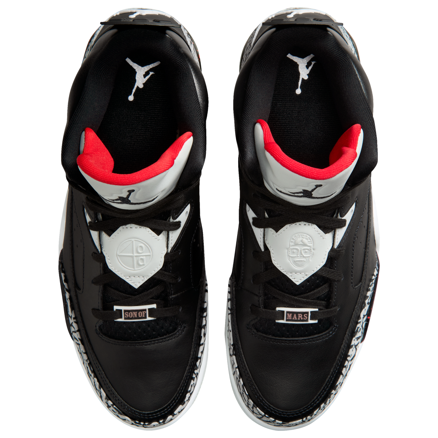 Jordan Son of Mars Low - Men's - Black/Univ Red/Gray Mist