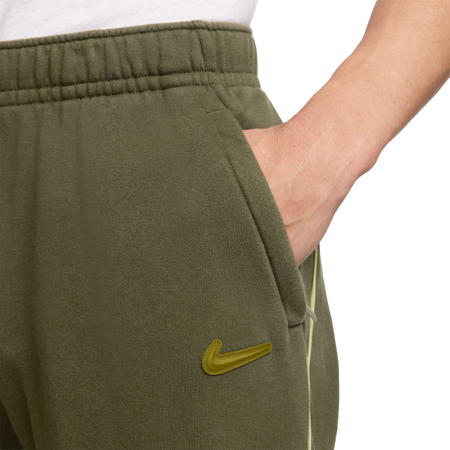 Nike Nocta CS Fleece Wash Pants - Men's - Medium Olive/Moss