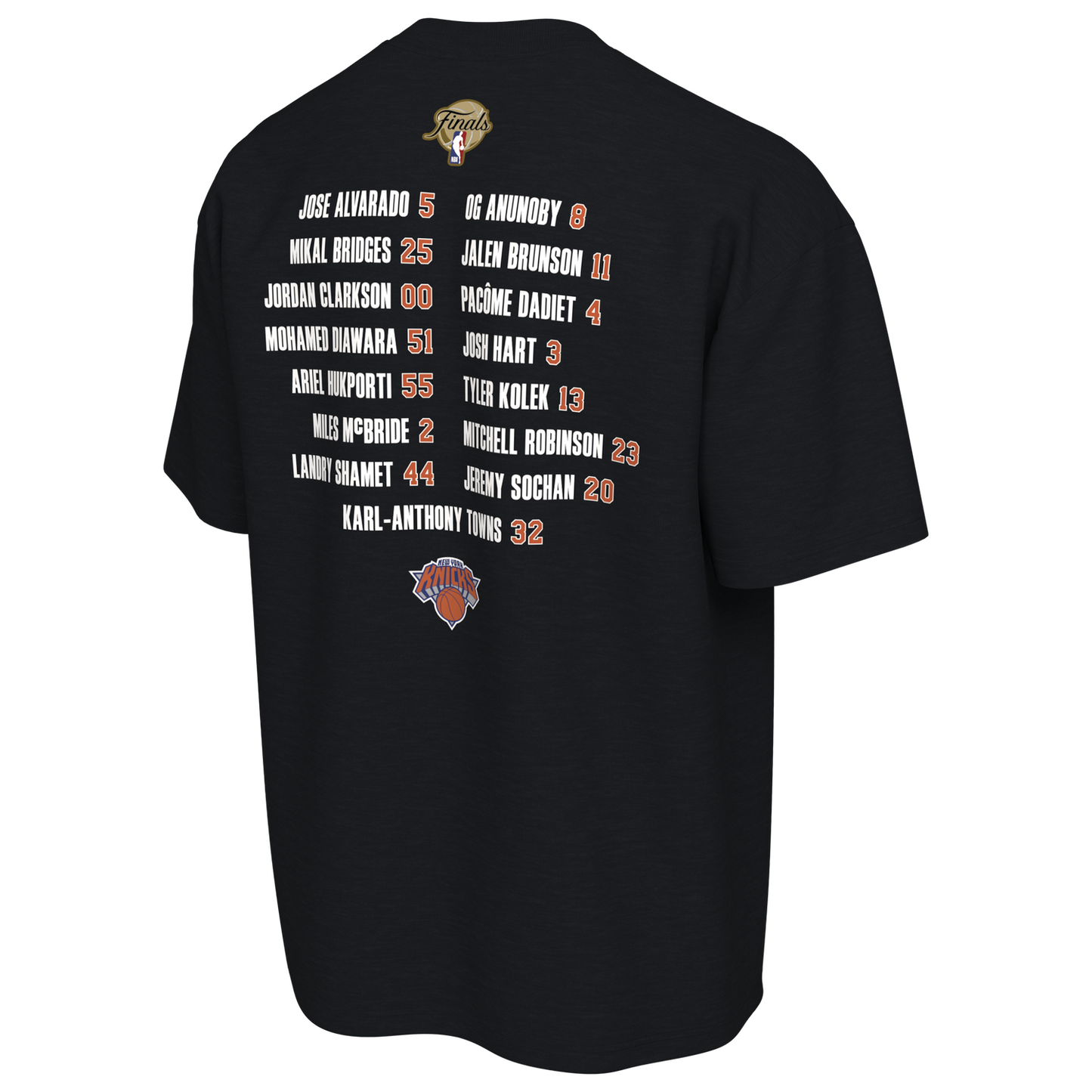 Nike Knicks Club 2026 Roster T-Shirt - Men's - Black