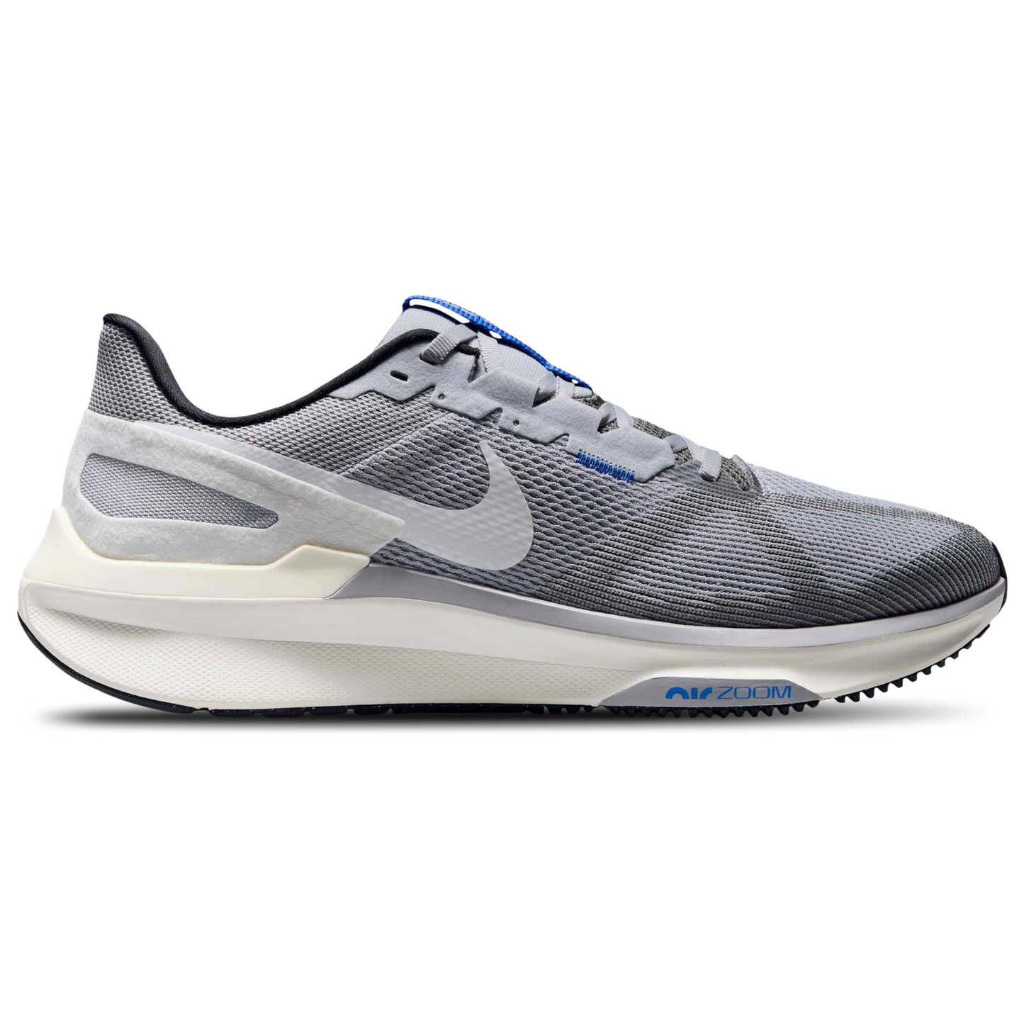 Nike Air Zoom Structure 25 - Men's - Wolf Grey/White/Smoke Grey