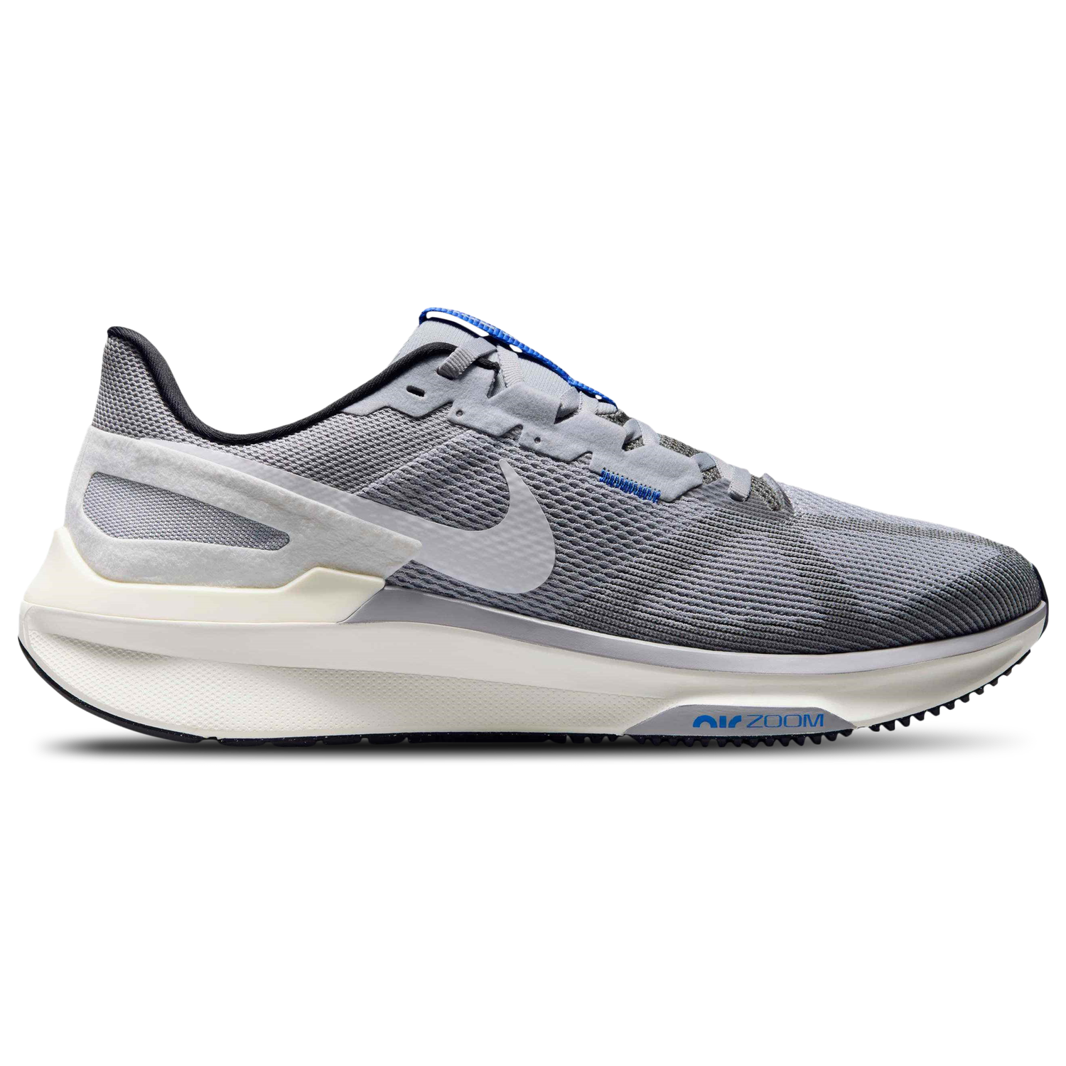 Nike Air Zoom Structure 25 - Men's - Wolf Grey/White/Smoke Grey