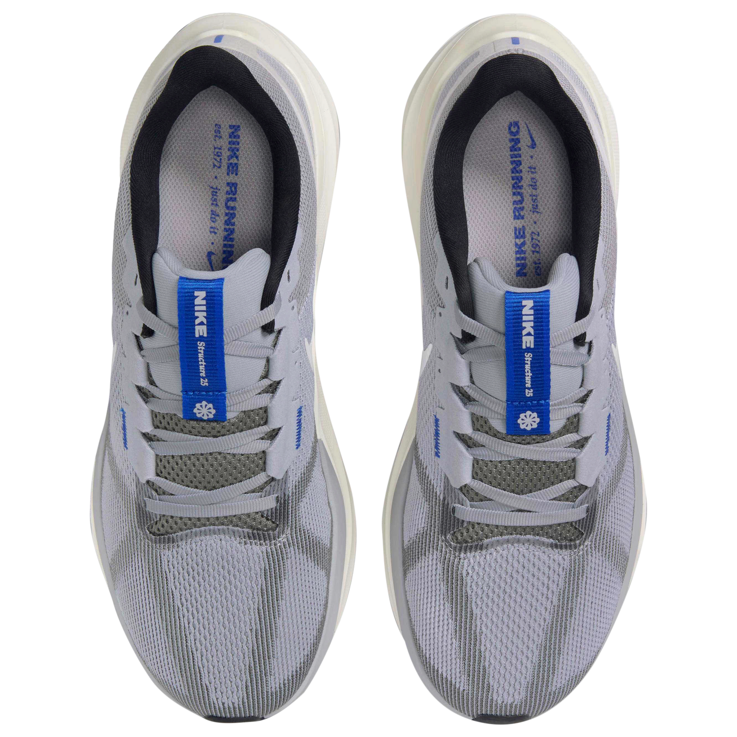 Nike Air Zoom Structure 25 - Men's - Wolf Grey/White/Smoke Grey