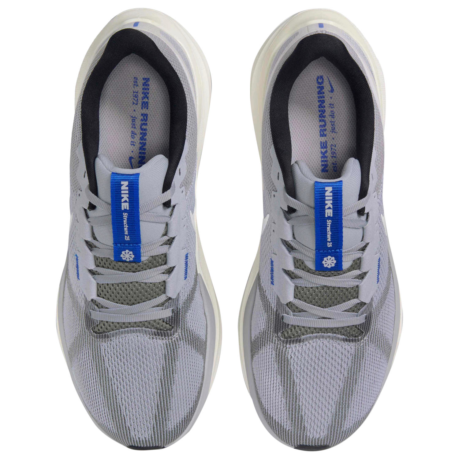 Nike Air Zoom Structure 25 - Men's - Wolf Grey/White/Smoke Grey
