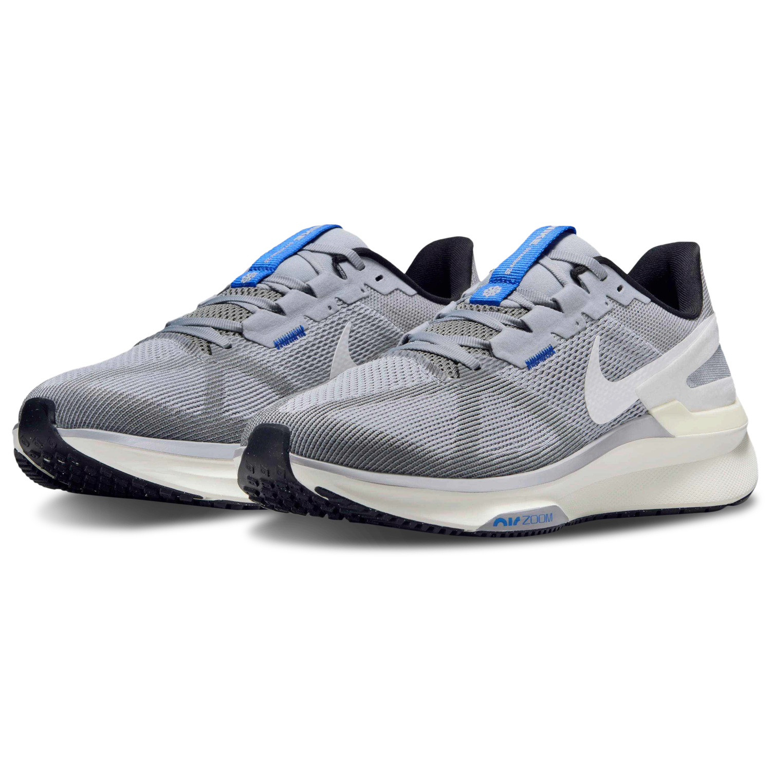 Nike Air Zoom Structure 25 - Men's - Wolf Grey/White/Smoke Grey