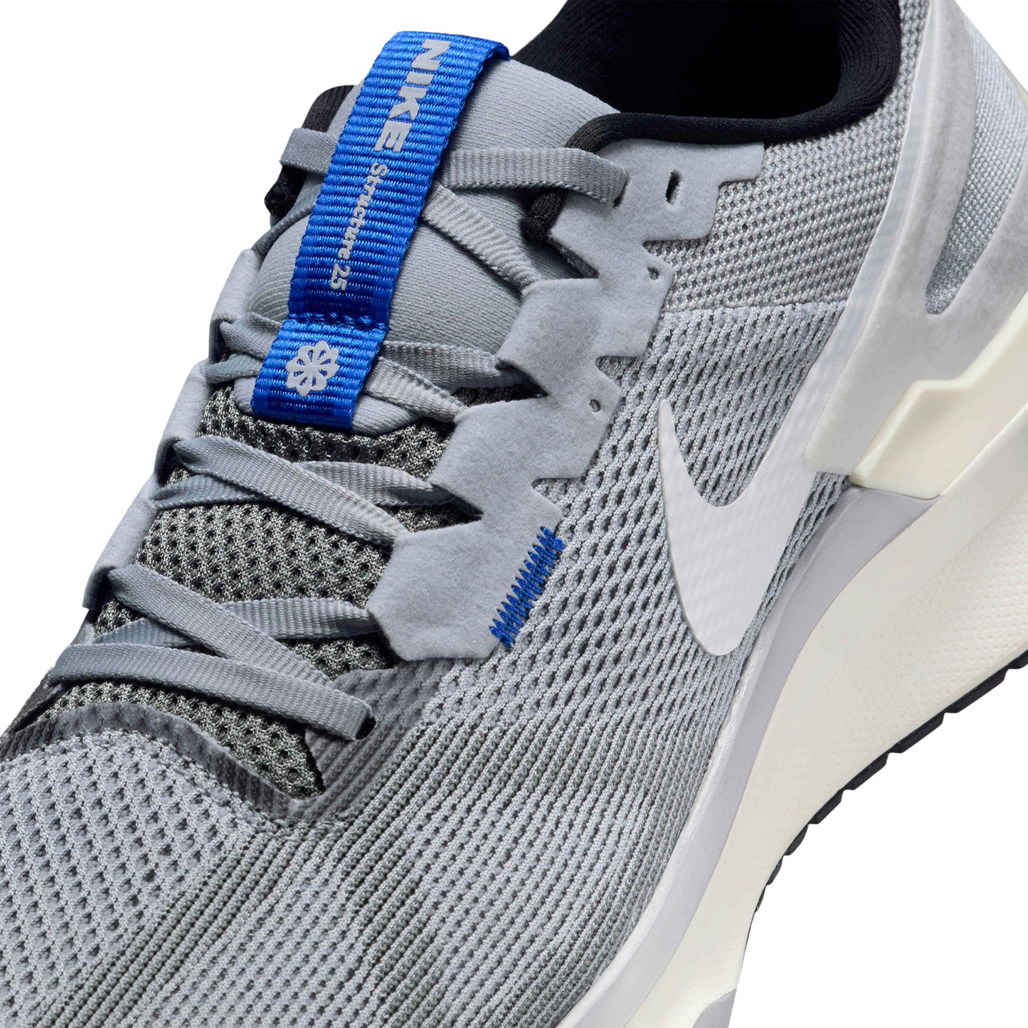 Nike Air Zoom Structure 25 - Men's - Wolf Grey/White/Smoke Grey