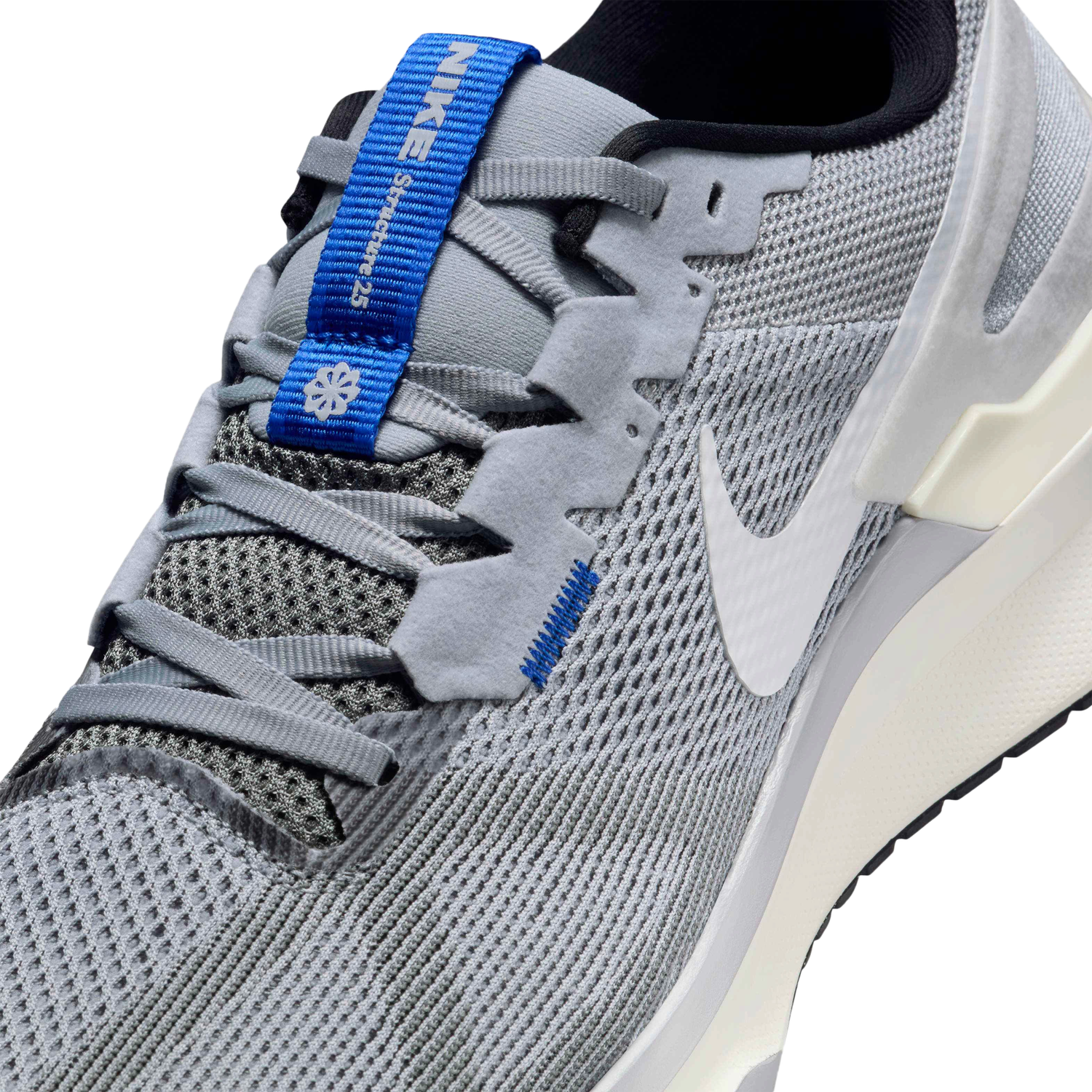 Nike Air Zoom Structure 25 - Men's - Wolf Grey/White/Smoke Grey