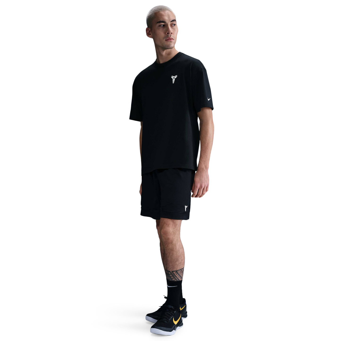 Nike KB Dri-FIT Fund 6" Shorts - Men's - Black/Black/White