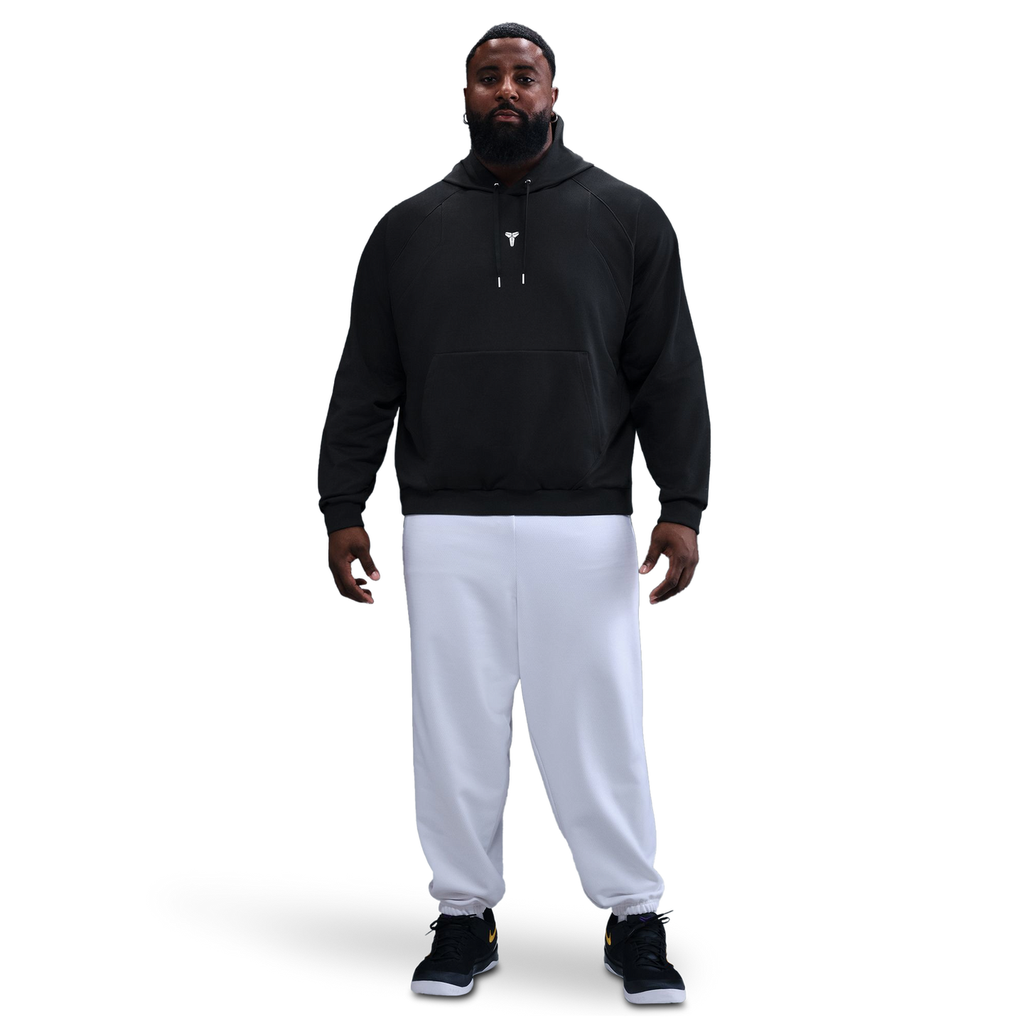 Nike Kobe Tech Fleece Fundamental Hoodie - Men's - Black/White