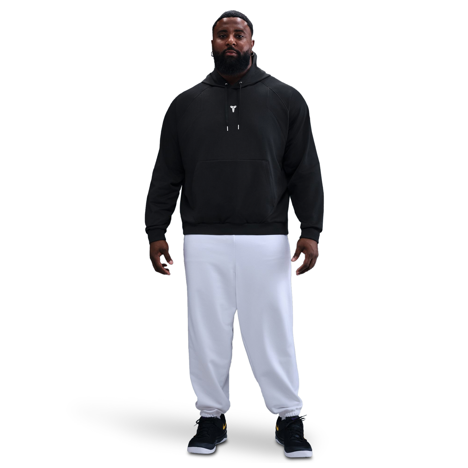 Nike Kobe Tech Fleece Fundamental Hoodie - Men's - Black/White