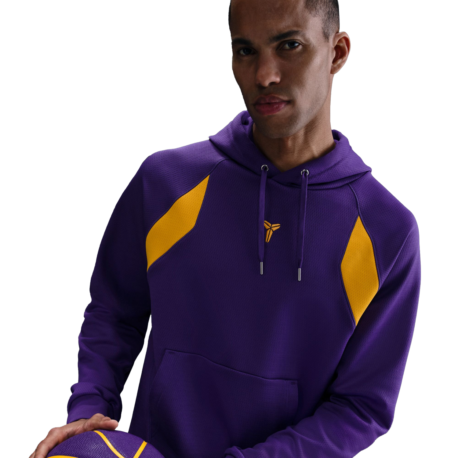 Nike Kobe Tech Fleece Fundamental Hoodie - Men's - Purple/Yellow