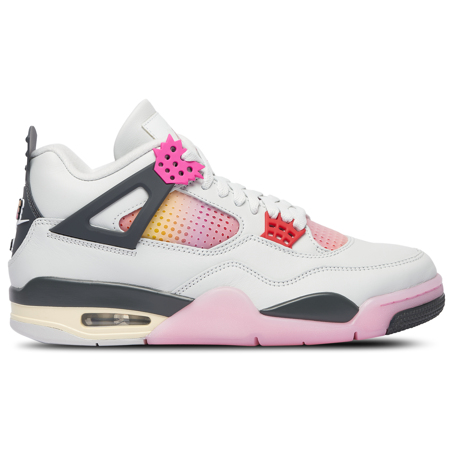 Jordan Retro 4 - Men's - White/Multi