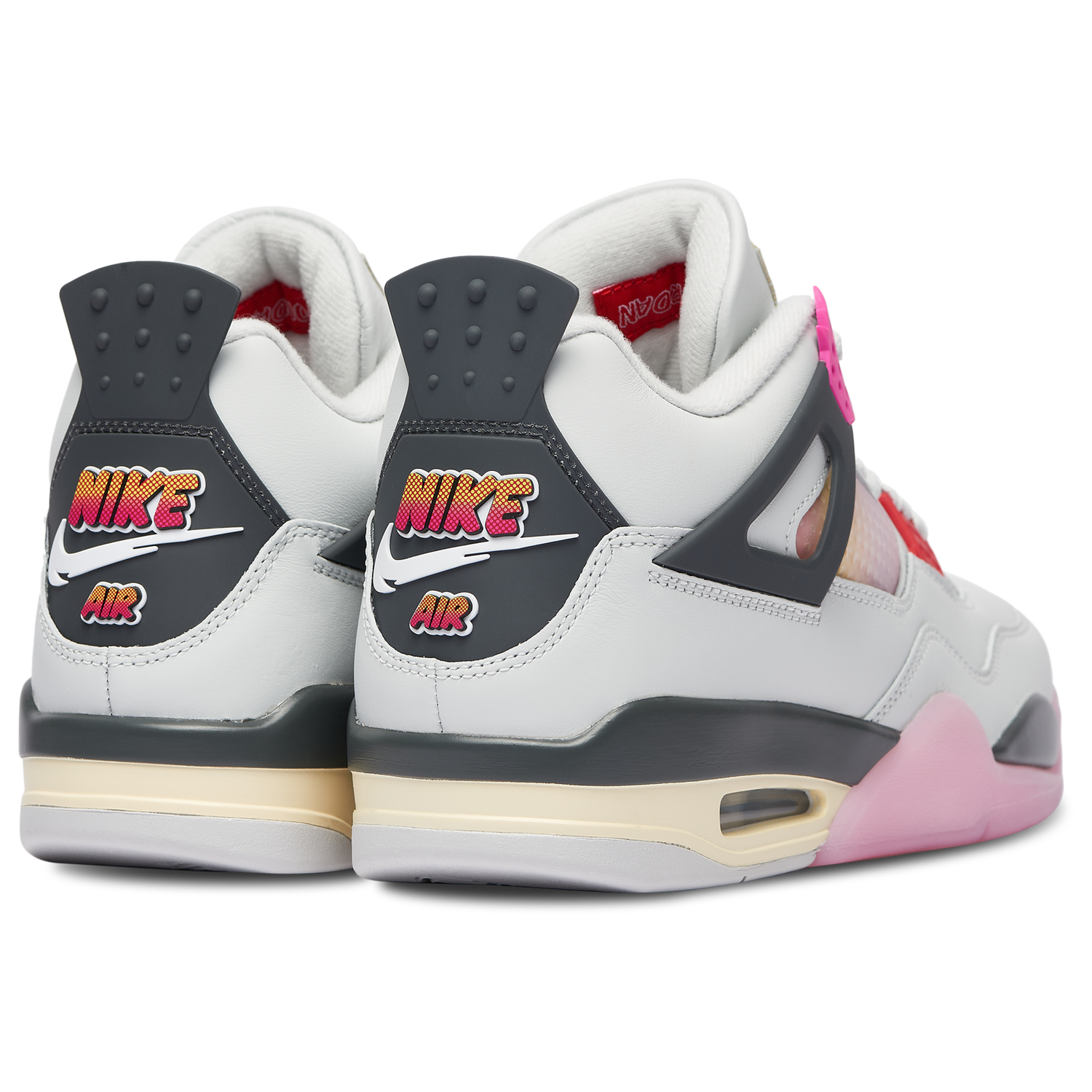 Jordan Retro 4 - Men's - White/Multi