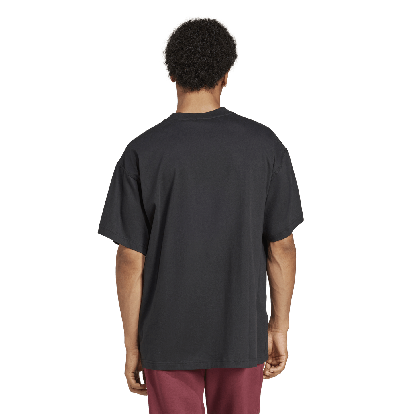 adidas Trefoil Essentials OS T-Shirt - Men's - Black/White