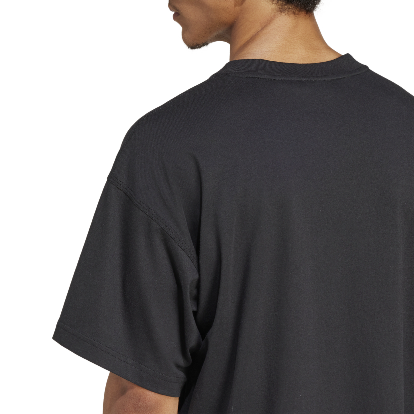 adidas Trefoil Essentials OS T-Shirt - Men's - Black/White