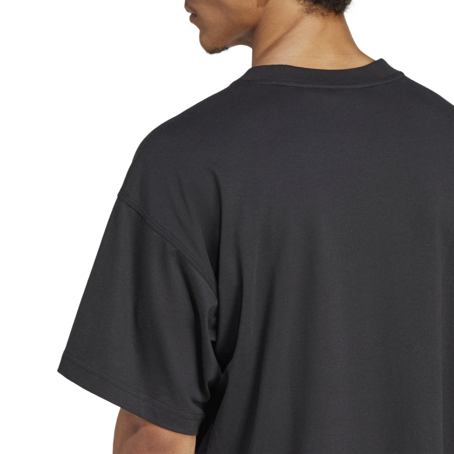 adidas Trefoil Essentials OS T-Shirt - Men's - Black/White