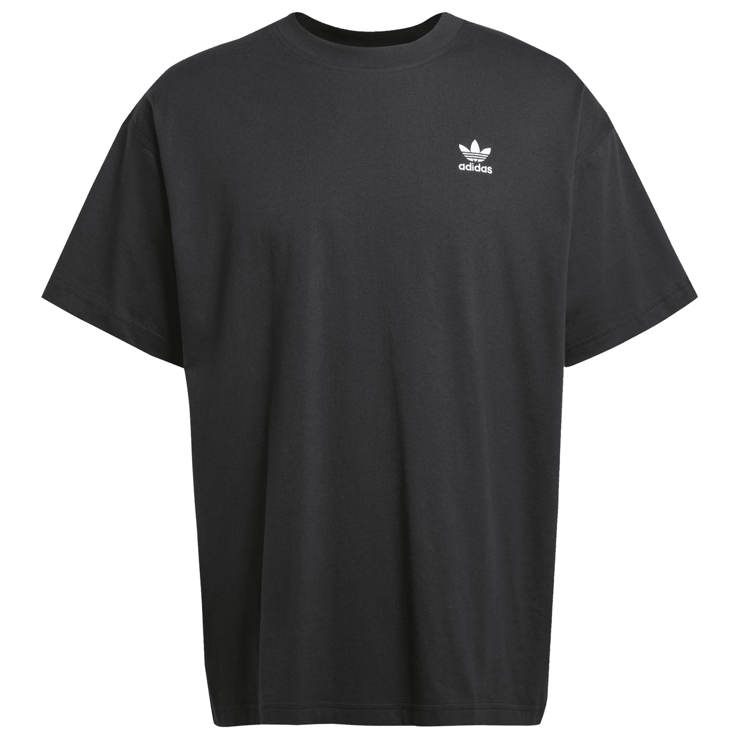 adidas Trefoil Essentials OS T-Shirt - Men's - Black/White