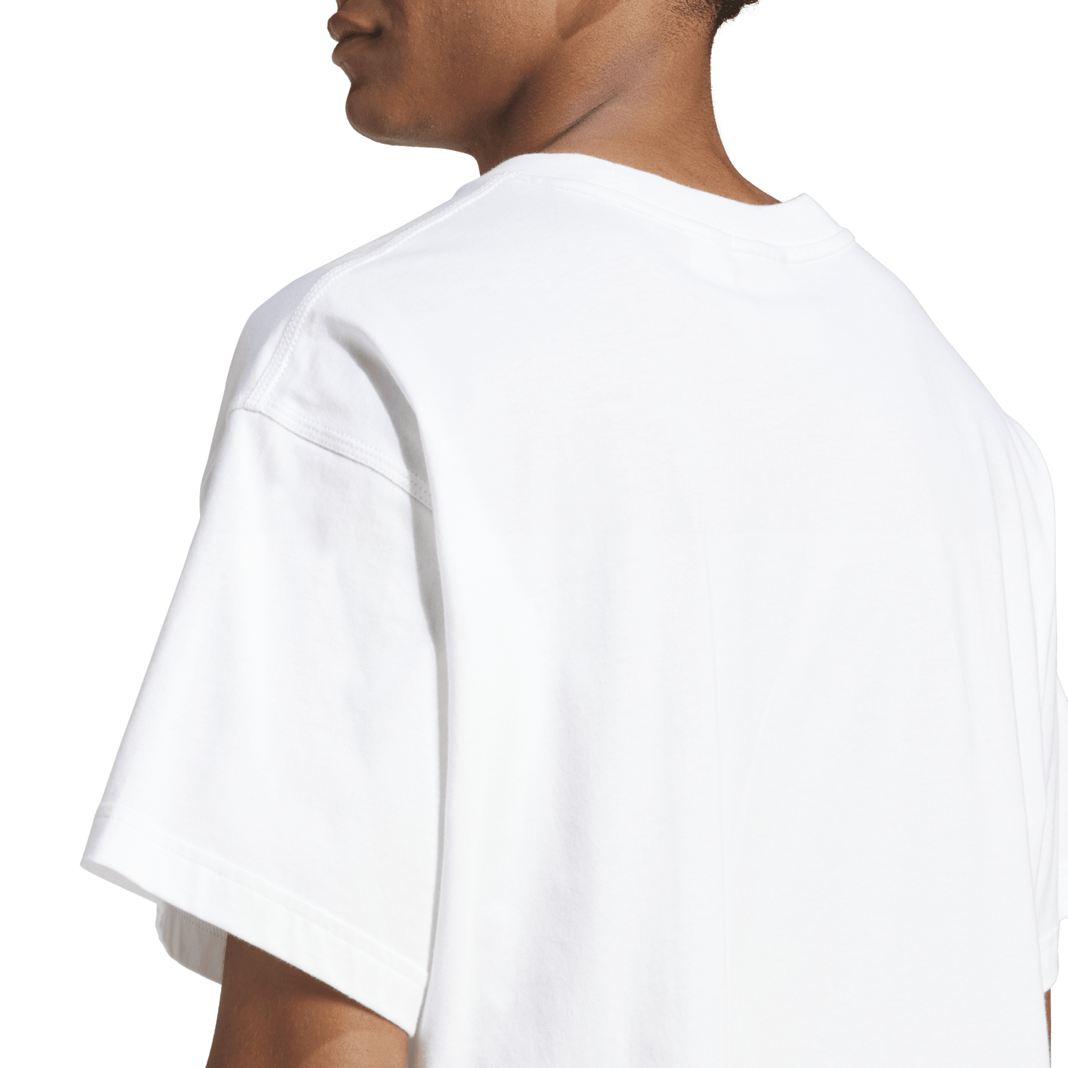 adidas Trefoil Essentials OS T-Shirt - Men's - White/Black