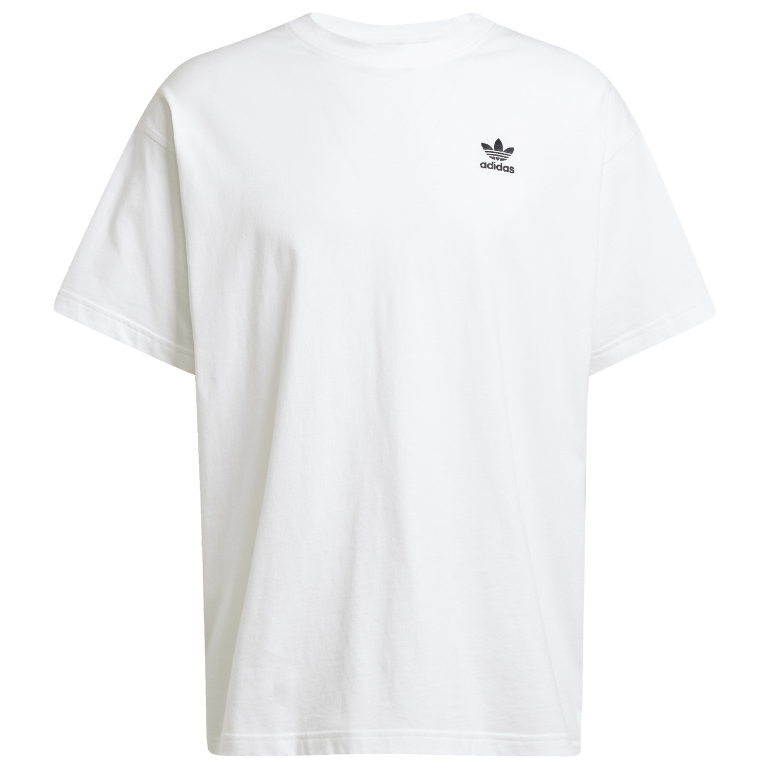 adidas Trefoil Essentials OS T-Shirt - Men's - White/Black