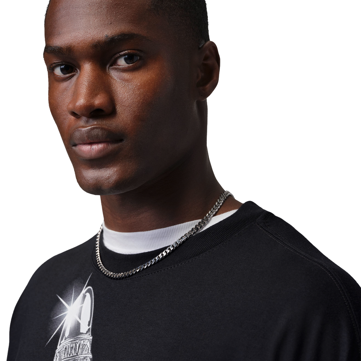 Jordan AJ8 1996 Oversized Short Sleeve T-Shirt - Men's - Black