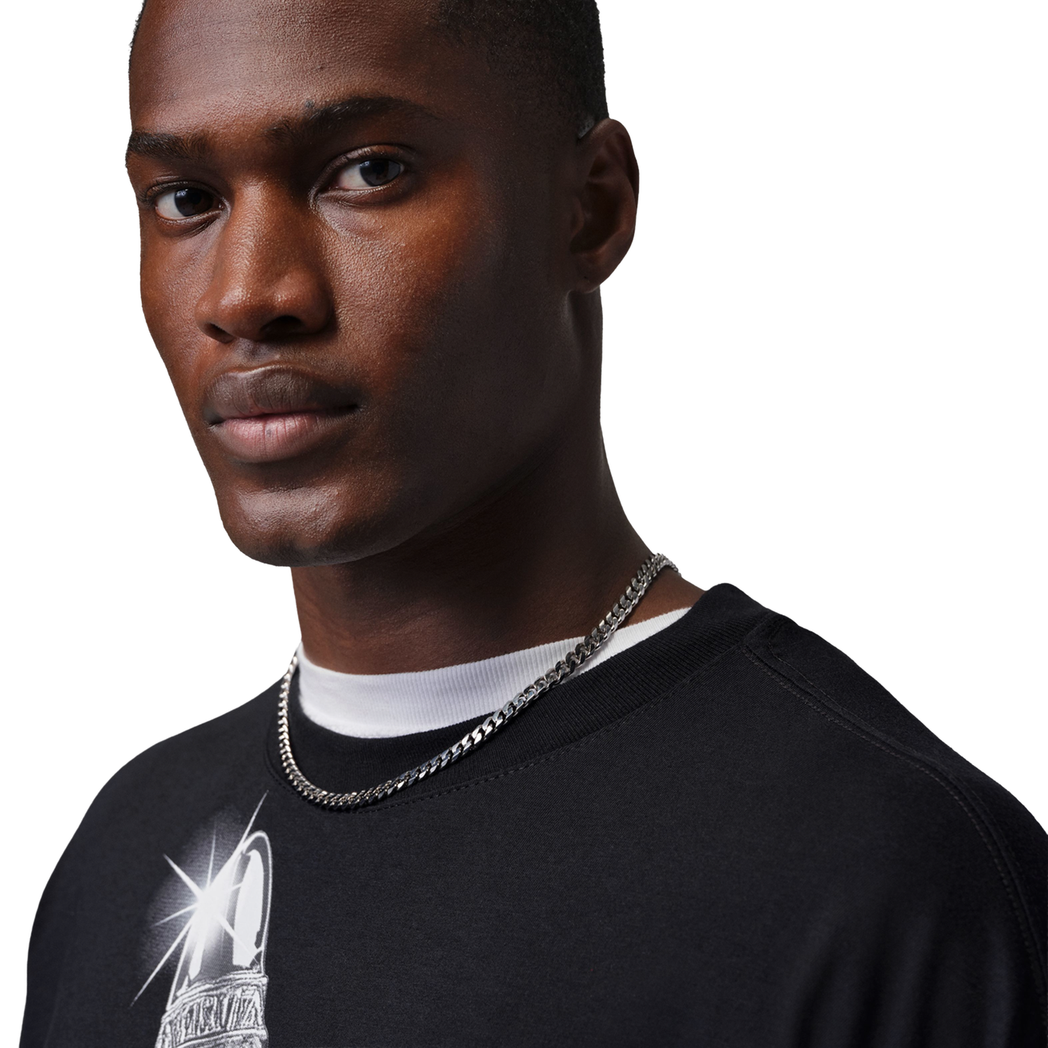 Jordan AJ8 1996 Oversized Short Sleeve T-Shirt - Men's - Black
