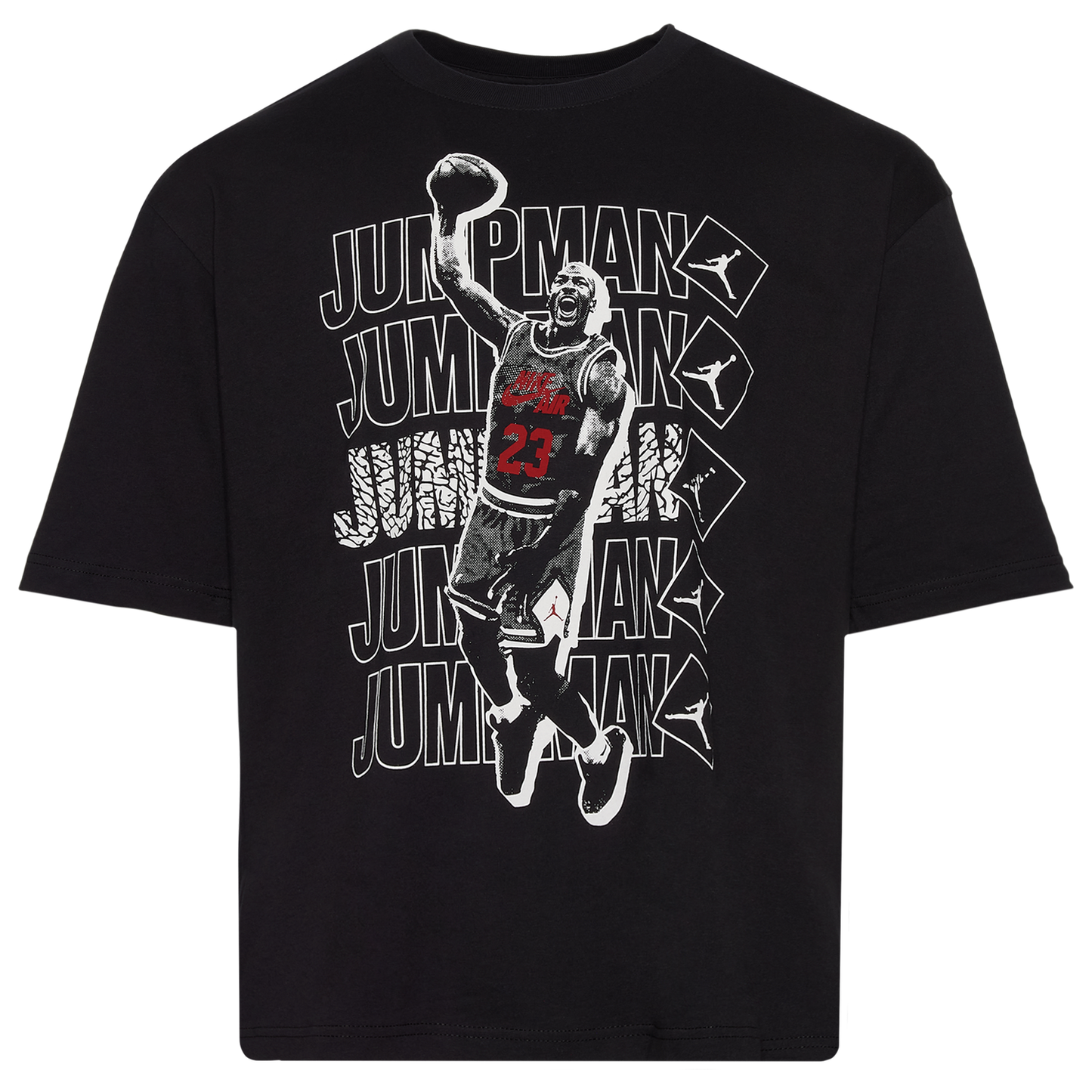 Jordan 1996 Oversized Short Sleeve T-Shirt - Men's - Black