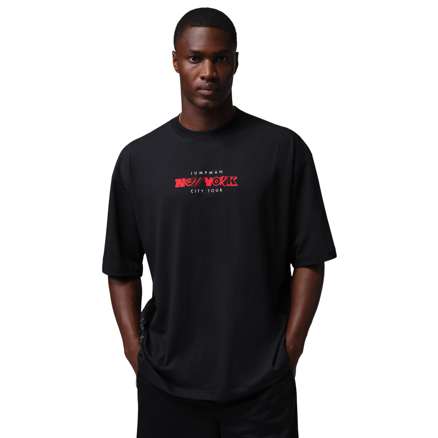 Jordan NYC 1996 Oversized Short Sleeve T-Shirt - Men's - White