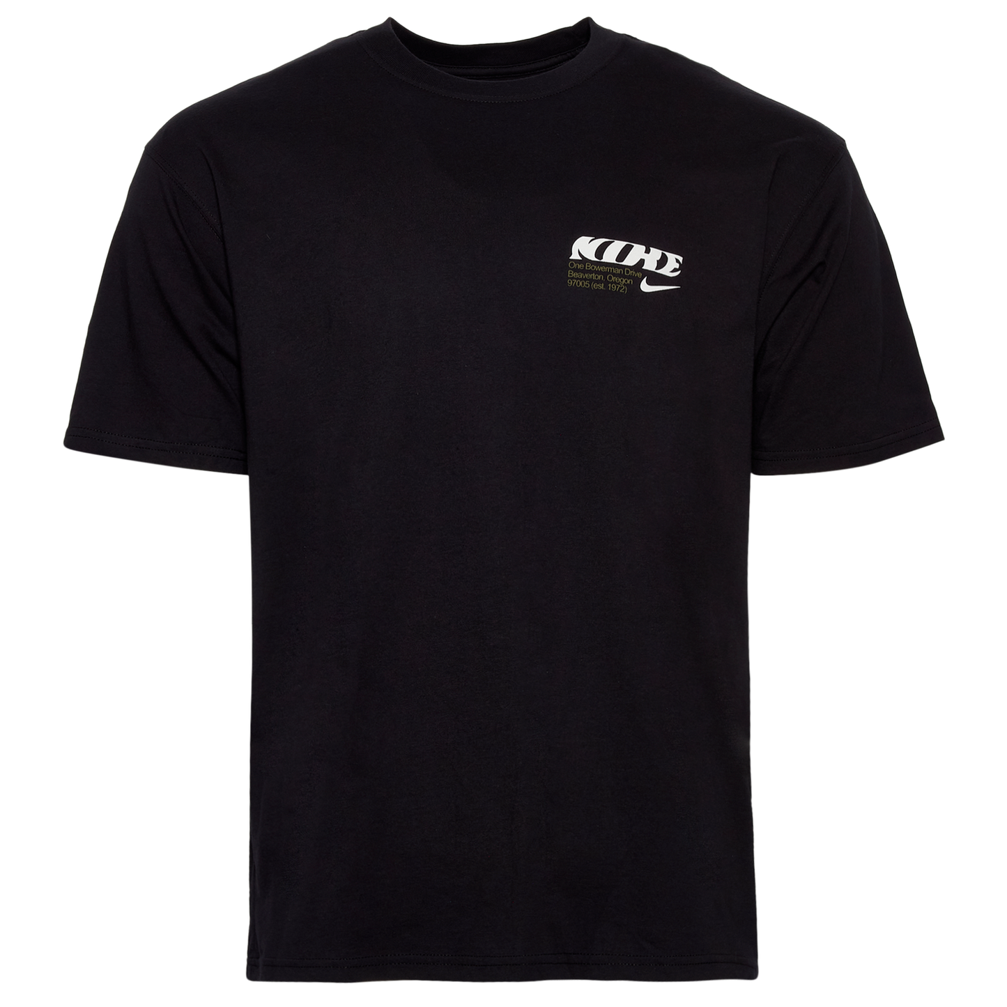 Nike NSW Loose Poster T-Shirt  - Men's - Black/White