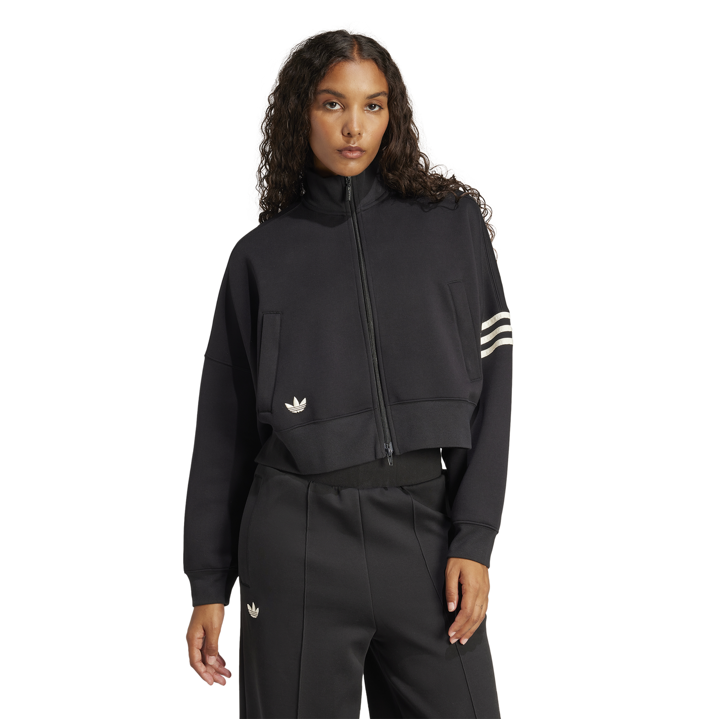 adidas Originals Neuclassic Track Top - Women's - Black/Cream White
