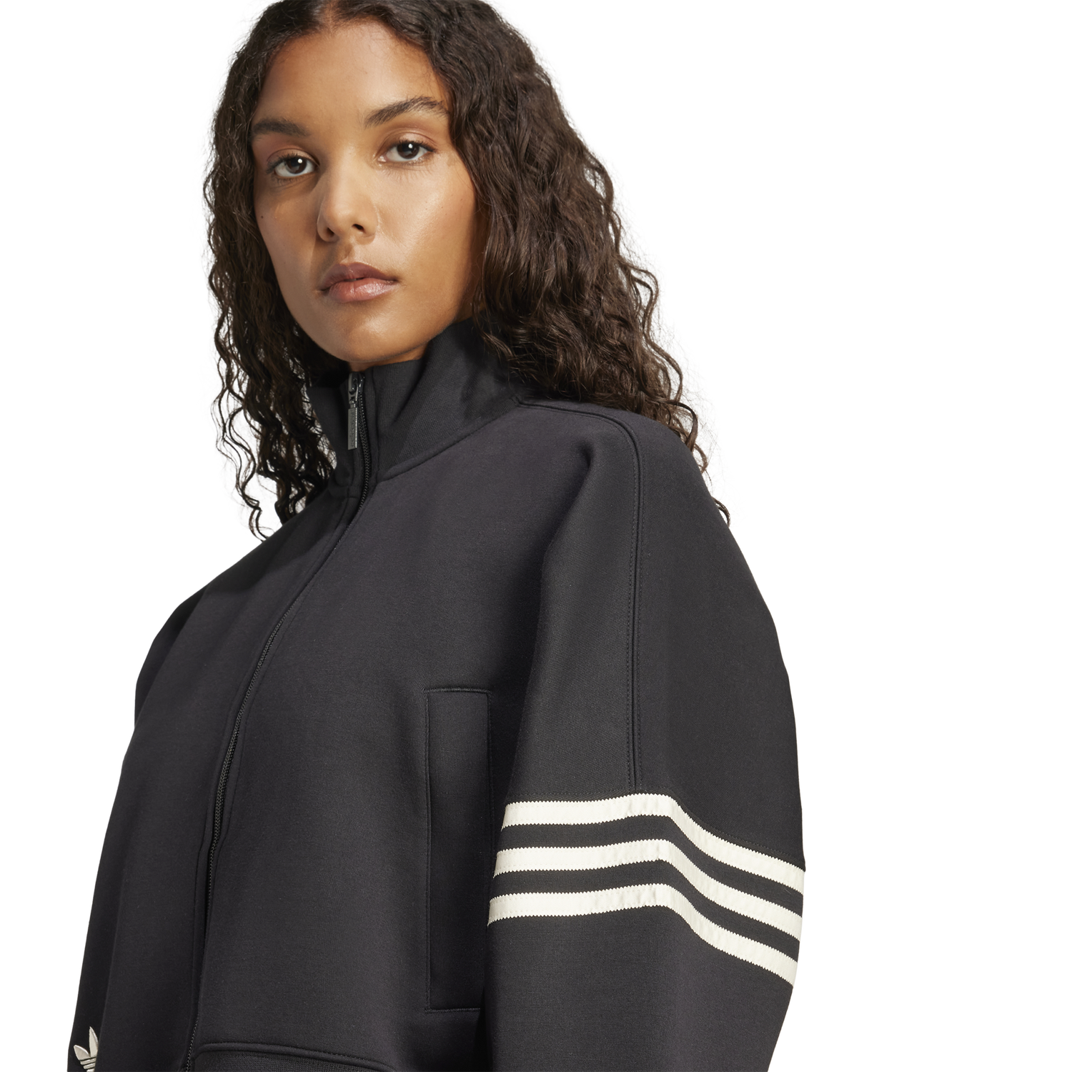 adidas Originals Neuclassic Track Top - Women's - Black/Cream White