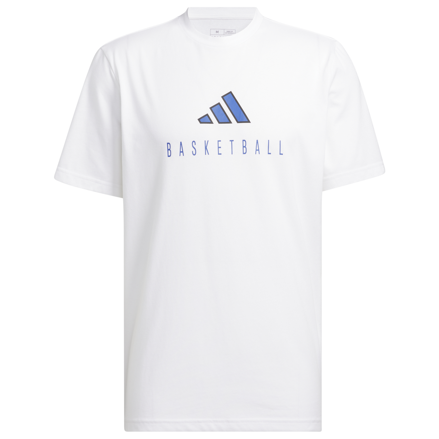 adidas Worldwide Hoops Logo Graphic Basketball T-Shirt - Men's - White