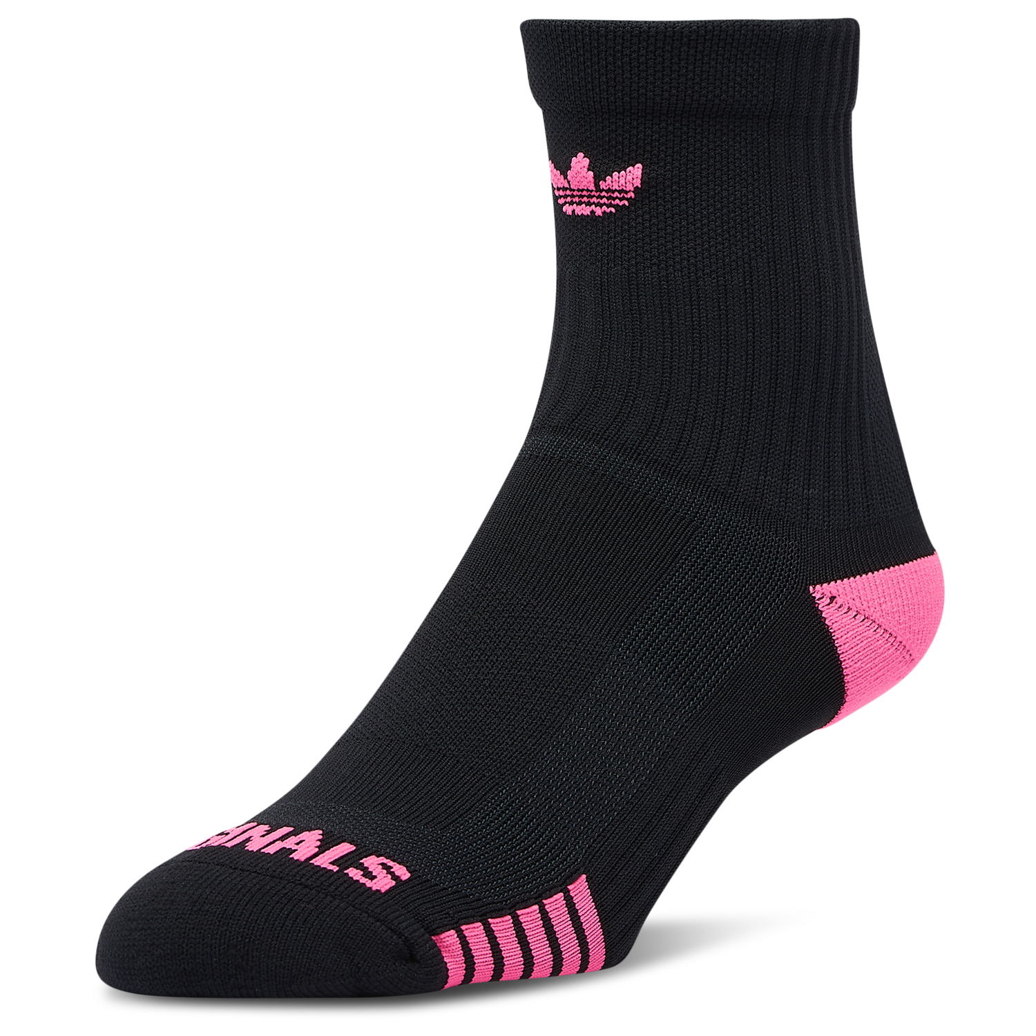 adidas Originals Trefoil 3 Pack Tech Quarter Socks - Men's - Black/Multi