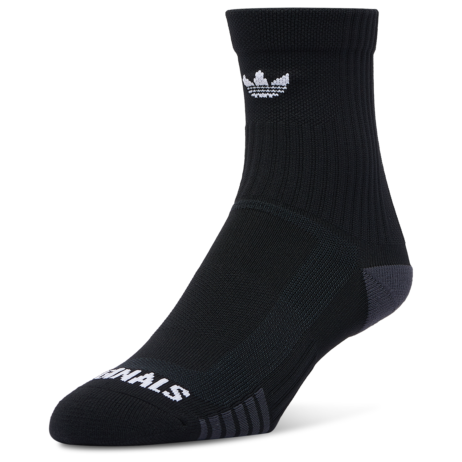 adidas Originals Trefoil 3 Pack Tech Quarter Socks - Men's - Black/Multi